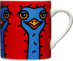 Bo Bendixen cup / mug Ostrich 0.3 l red