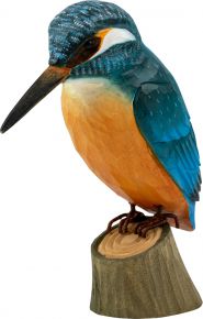 Wildlife Garden Decobird kingfisher hand carved