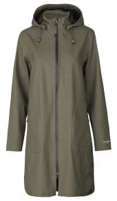 Ilse Jacobsen Ladies raincoat Soft Shell with hoodie RAIN128