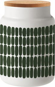 Marimekko Alku (beginning) Oiva jar 1.2 l white, green