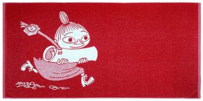 Finlayson Moomin Little My with a message bath towel (eco-tex) 70x140 cm red
