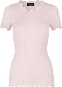 Rosemunde Copenhagen T-shirt silk with lace Babette 4299