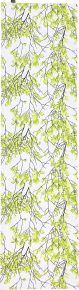 Vallila Lehtisade (leaf rain) table runner (eco-tex) 40x150 cm leaf green