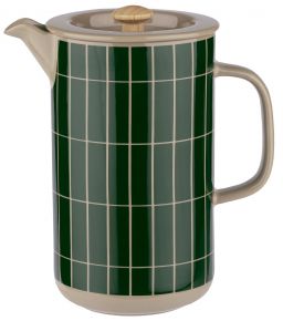 Marimekko Tiiliskivi (brick) Oiva coffee maker 0.9 l terra, dark green
