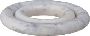 Bloomingville trivet marble set of 2 white Finola