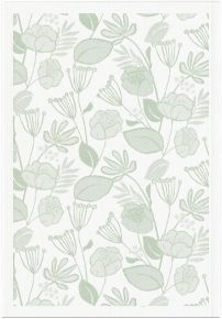 Ekelund Spring greening tea towel (oeko-tex) 35x50 cm green, white