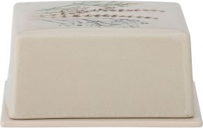 Bloomingville Bea butter dish height 7.5 cm width 12.5 cm length 15 cm natural