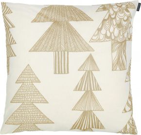 Marimekko Kuusikossa (in the spruce forest) cushion cover 50x50 cm (eco-tex) cotton, gold