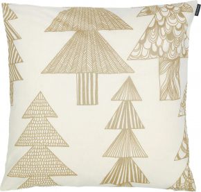 Marimekko Kuusikossa (in the spruce forest) cushion cover 50x50 cm (eco-tex) cotton, gold