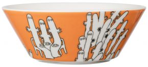 Arabia Moomin Hattifatteners bowl Ø 15 cm orange