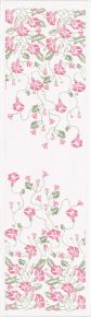 Ekelund Spring field wind table runner (oeko-tex) pink, white, green