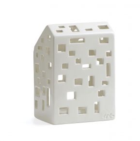 Kähler Design Urbania light house Funkis height 14.5 cm cream
