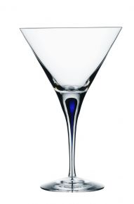 Orrefors Intermezzo blue Martini glass 21 cl