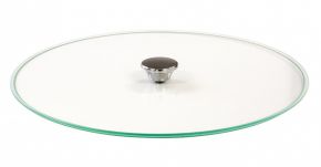 Kockums Jernverk glass lid with handle for carbon steel pan