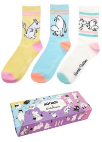 Nordicbuddies Ladies socks size EU 36-42 gift box 3 pcs Moomin GB02-D