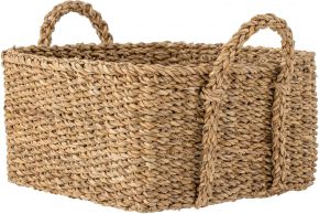 Bloomingville basket with handle seagras 25x32x32 cm natural Olga