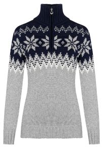 Dale of Norway Ladies merino sweater with collar Myking