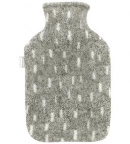 Lapuan Kankurit Pyry (snow) hot water bottle with woollen cover grey