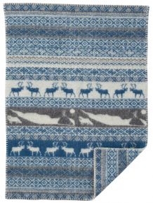 Klippan Sarek Baby woollen blanket 65x90 cm (oeko-tex)