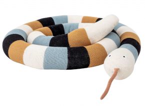 Bloomingville Mini cuddly toy snake length 20 cm Ø 7.5 cm multico
