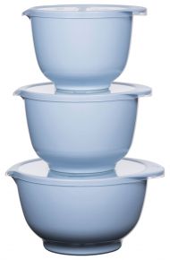 Rosti Margrethe mixing bowl with lid (1.5, 2, 3 l) set 6 pcs