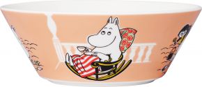 Moomin by Arabia Moomins Moominmama Marmalade bowl Ø 15 cm aprocot, green, red