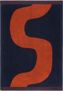 Marimekko Seireeni (Siren) hand towel (oeko-tex) 50x70 cm dark blue, roobois