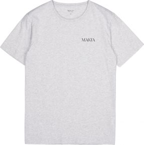 Makia Clothing x Danny Larsen Men T-shirt light grey with print Flora