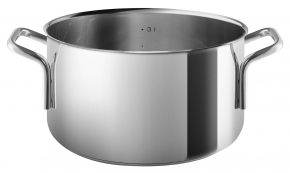 Eva Trio Steel Line casserole 3.6 l recycled stainless steel