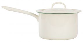 Kockums Jernverk saucepan with handle enamel Ø 16 cm / 2.3 l