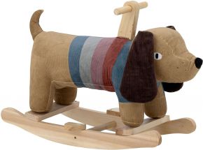 Bloomingville Mini rocking animal dog brown, multicolored Charlie