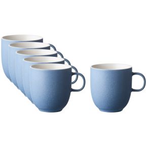 Studio Round North cup / mug 0.3 l with handle 0.33 l matt coloured river 6 pcs
