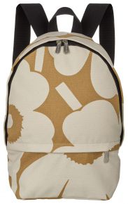 Marimekko Unikko Enni backpack beige, natural with black straps