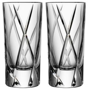 Orrefors City shot glass 5 cl 2 pcs  clear