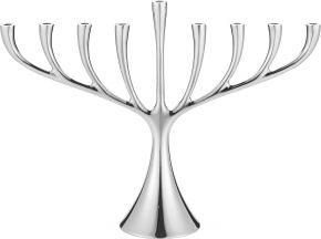 Georg Jensen Cobra Menorah / candlestick 9 flames height 27 cm length 30.4 cm polished