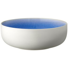 Studio Round North bowl Ø 25 cm matt white, glossy coloured river