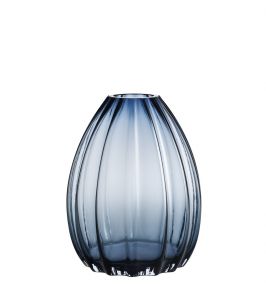 Holmegaard 2Lips vase blue height 34 cm