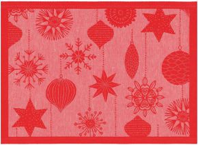 Ekeklund Christmas & Winter Ornaments 330 placemat (eco-tex) 35x48 cm red