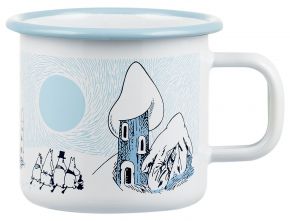 Muurla Moomin snowy valley mug enamel 0.37 l