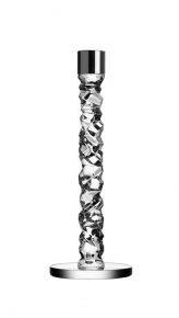 Orrefors Carat candlestick height 29.7 cm