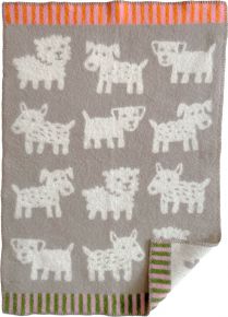 Klippan Voff baby woollen blanket 65x90 cm (oeko-tex)