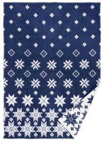 Klippan Snowfall woollen blanket 130x180 cm (oeko-tex)