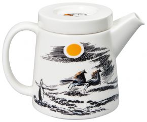 Moomin by Arabia Moomins True to its origin tea pot 0.7 l black, white