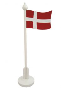 scandinavian-lifestyle table flag of Denmark height 32 cm