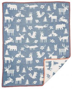 Klippan Forest baby cotton blanket (oeko-tex) 70x90 cm
