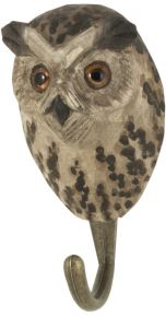 Wildlife Garden Decohook wild animals hand carved