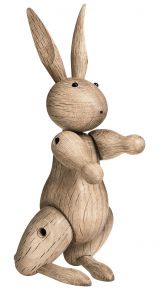 Kay Bojesen DK rabbit height 16 cm oak natural