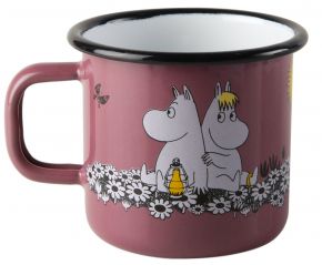 Muurla Moomin Retro Together forever mug enamel 0.37 l