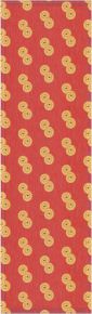 Ekeklund Christmas & Winter Lucia Rolls table runner (oeko-tex) 35x120 cm red, yellow