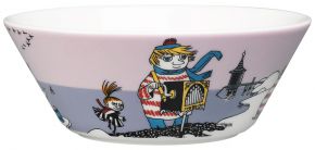 Moomin by Arabia Moomins Tooticky bowl Ø 15 cm light purple, blue-grey, multicolored